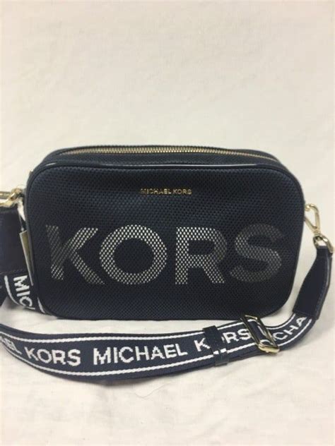 michael kors crossbody with canvas strap|Michael Kors Crossbody thick strap.